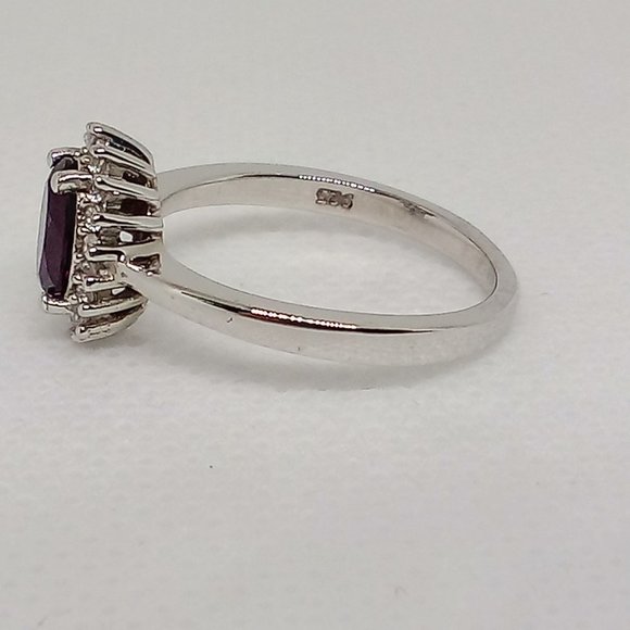 beautiful rhodolite garnet, size 6. new - Picture 5 of 9